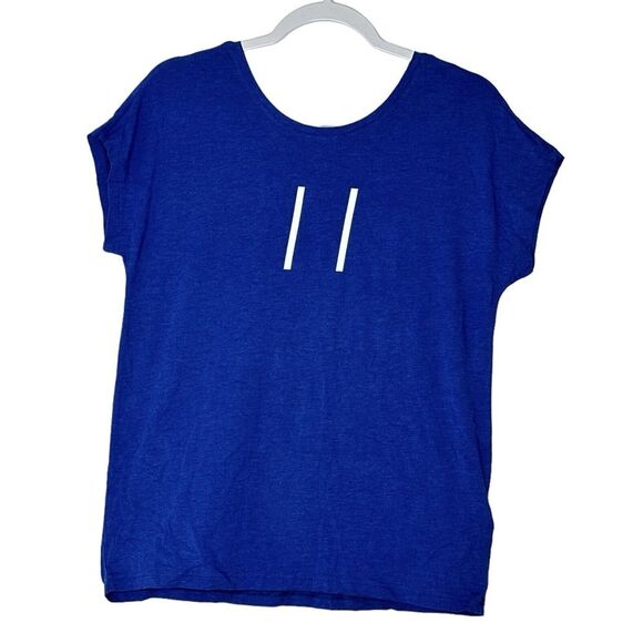 On Cloud T-Shirt R.O.C Women's Small Indigo Athletic‎ Outdoor Gym Stretch NWT - Picture 2 of 7